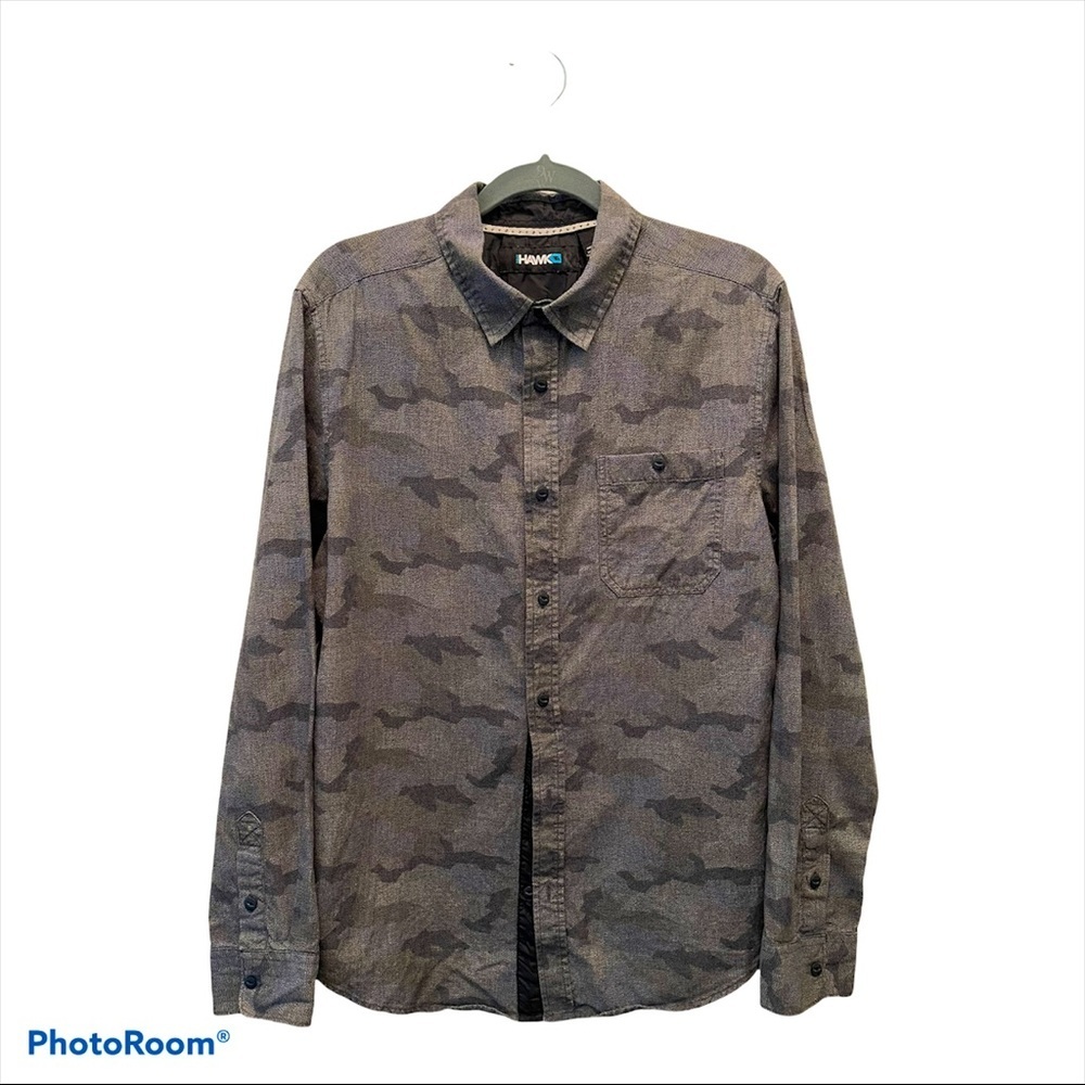 Tony Hawk | Grey Camo Print Shirt